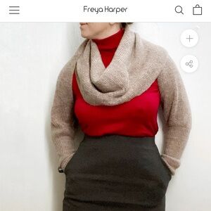 Freya Harper Beige Scarf